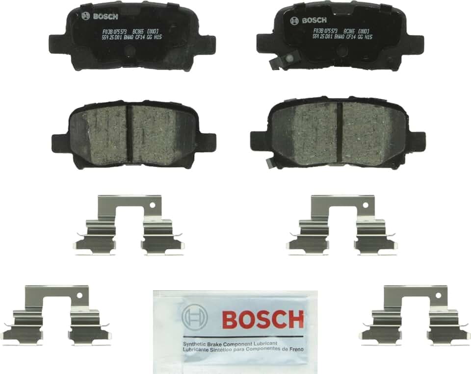 BOSCH BC865 QuietCast Premium Ceramic Disc Brake Pad Set - Rear