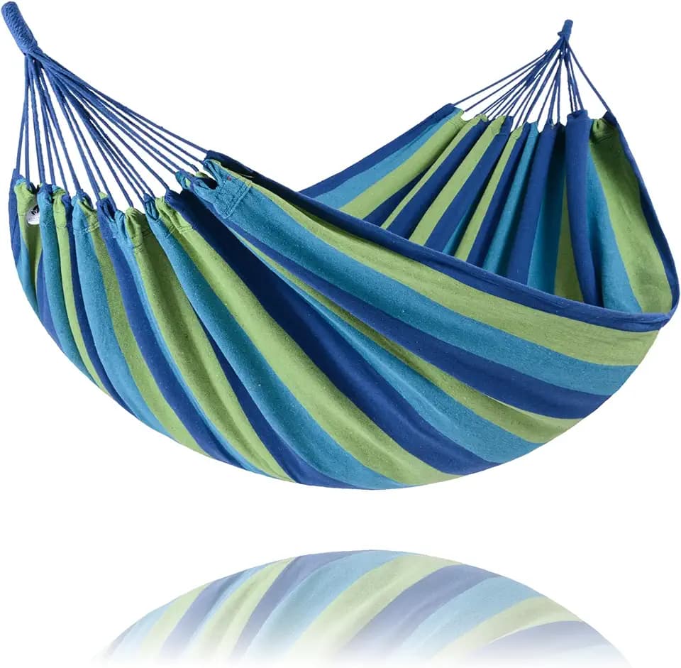 SUNCREAT Hammock Replacement for Stand, Blue & Green