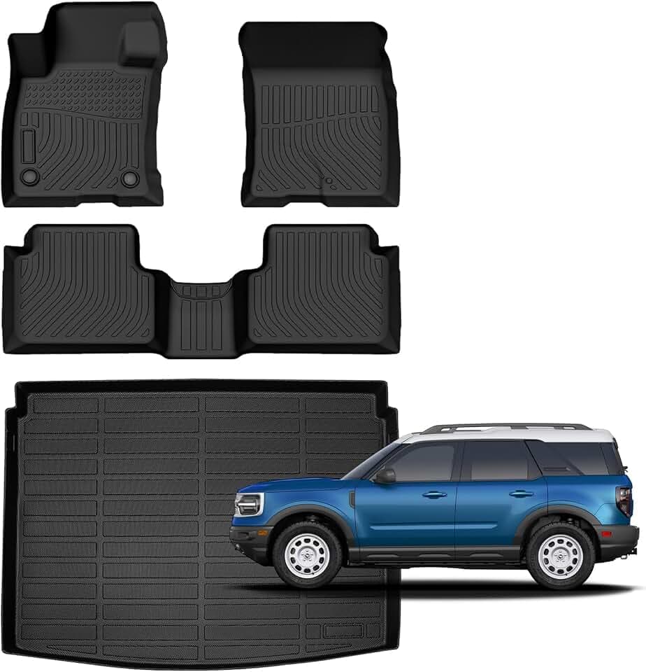 for Ford Bronco Sport Car Floor Mats 2021-2026