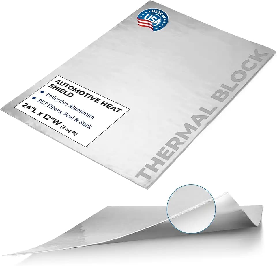 Thermal Block Automotive Heat Shield - 1 Sheet 12” x 24”
