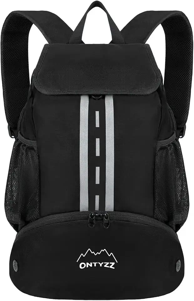 ONTYZZ Sports Backpack with Drawstring Closure Basketball Backpack with Shoe Compartment Swim Beach Bag