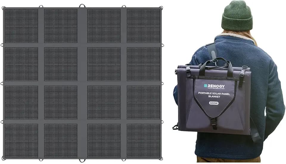 RENOGY REGO 400W Portable Solar Panel, N-Type 25% High Efficiency