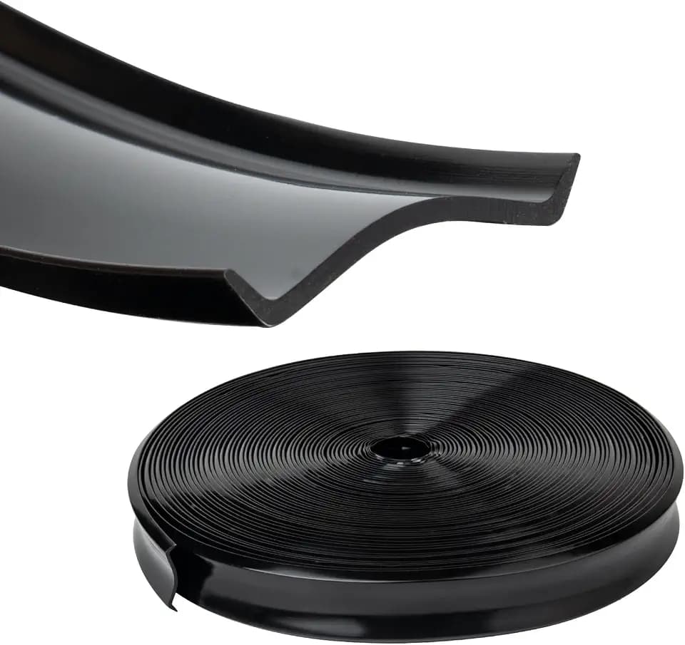 RV Trim molding Insert Screw Cover Trim (7/8" Black 50FT)