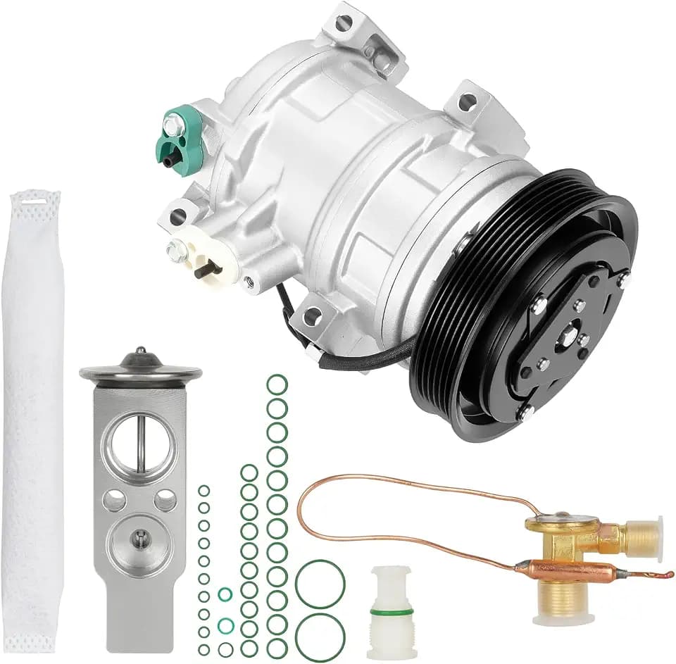 AEagle AC Compressor with Clutch Air Conditioning Repair Kit Fit for 2007-2013 Acura MDX 3.7 3.7L, for 2008-2015 Honda Pilot 3.5, for 2010-2017 Odyssey 3.5L
