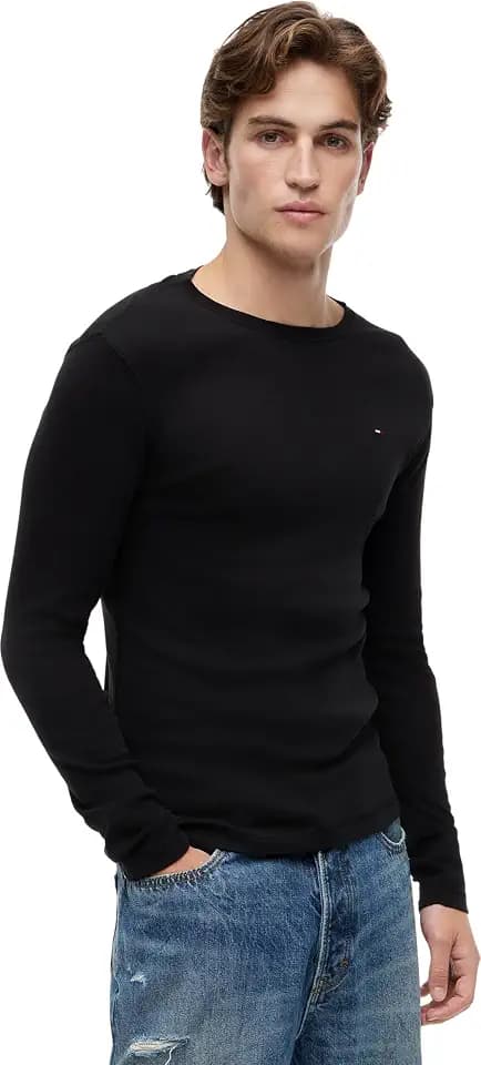 Tommy Jeans Herren Langarmshirt TJM Original Baumwolle