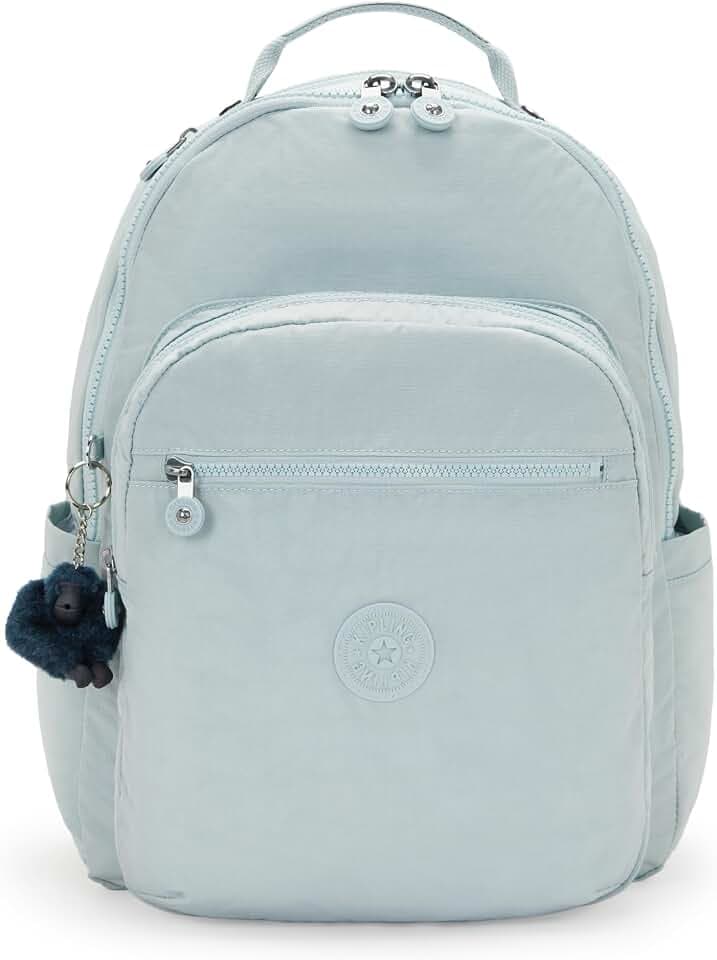 Kipling Women's Seoul 15" Laptop Backpack, Durable, Roomy with Padded Shoulder Straps, Built-In Protective Sleeve