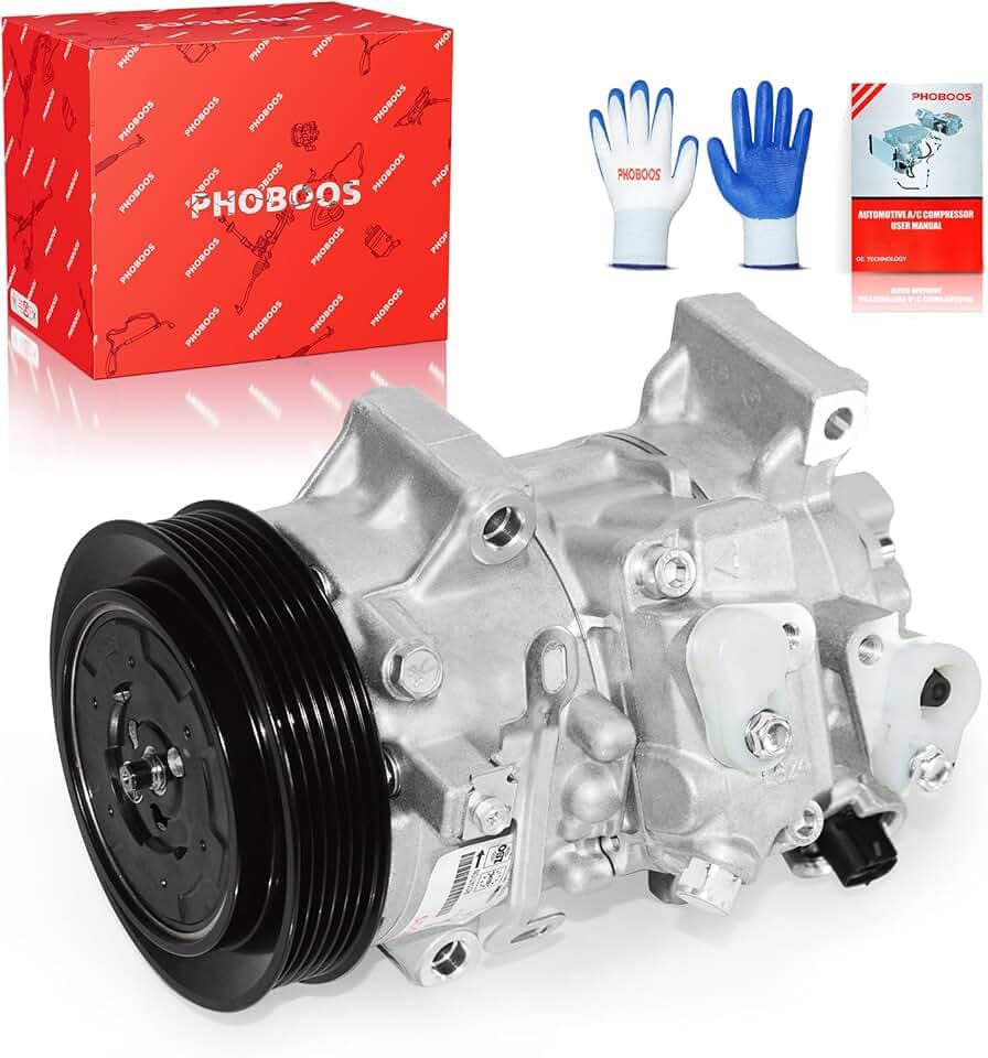 PHOBOOS A/C Compressor with Clutch Compatible with Toyota