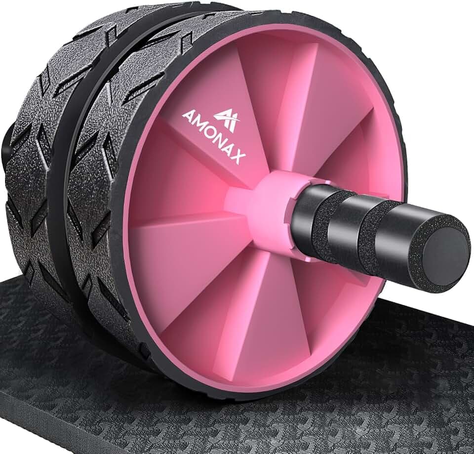 Amonax Bauchroller, Bauchtrainer ab Roller, Bauchmuskeltrainer ab Wheel