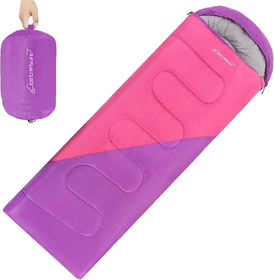 Clostnature Leichter Camping Schlafsack, 3-4 Jahreszeiten Deckenschlafsack
