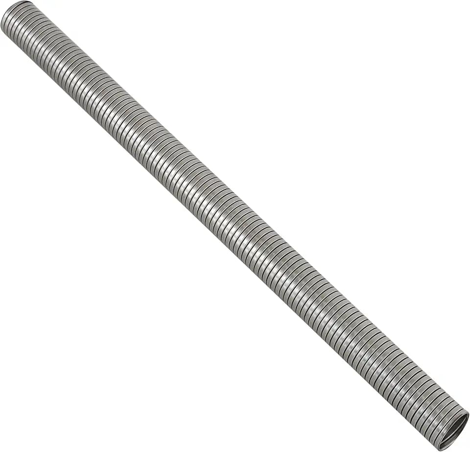 1.5" [1 1/2"] ID x 16.5" Length Universal T304 stainless steel Exhaust Flex Pipe Flexible Exhaust Tubing