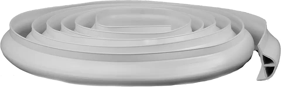 EasyFlex Marine P-Profile Dock Edging, White, 10' Coil