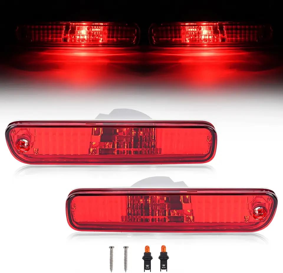 HECASA Marker Light Compatible with 92-02 Accord Coupe/Sedan/Prelude Bumper