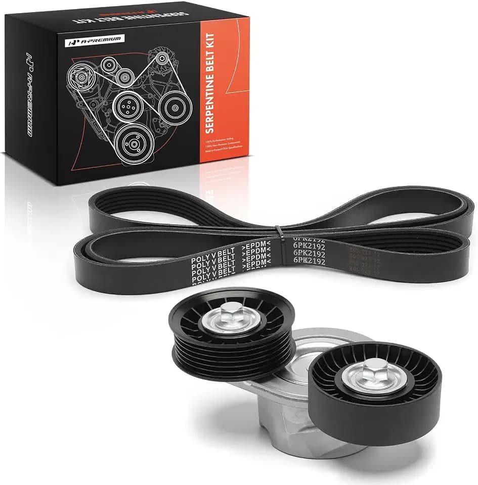A-Premium Engine Serpentine Belt Drive Kit with Tensioner