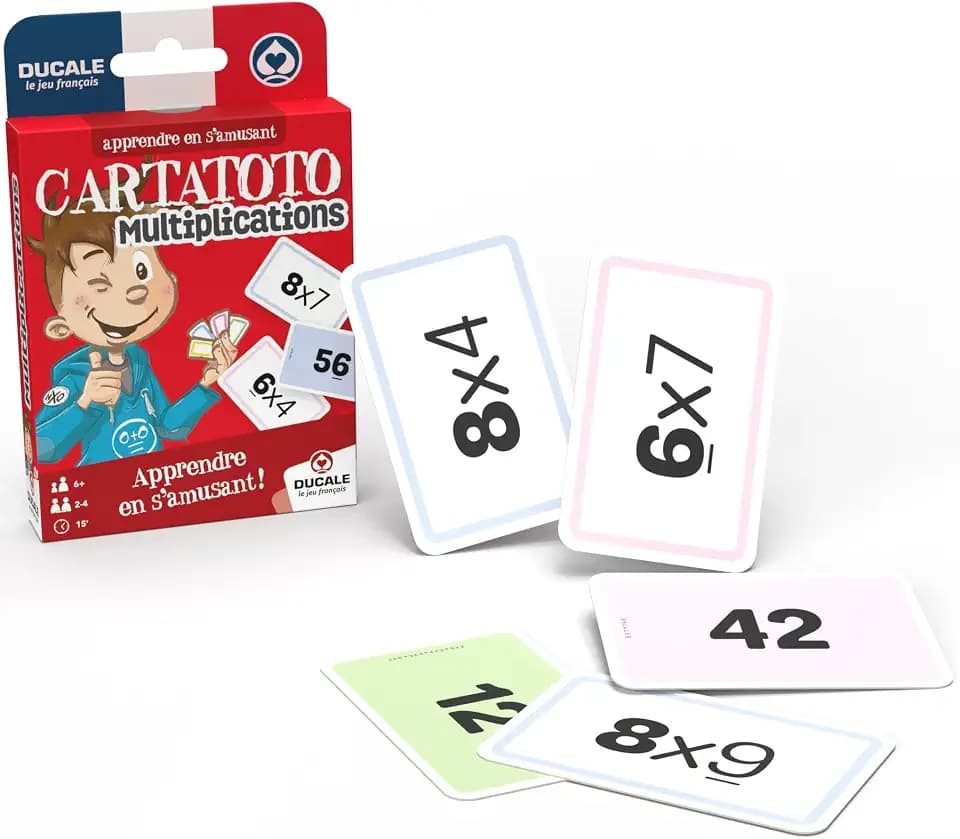 La Ducale Cartatoto Multiplikations Lernkartenspiel