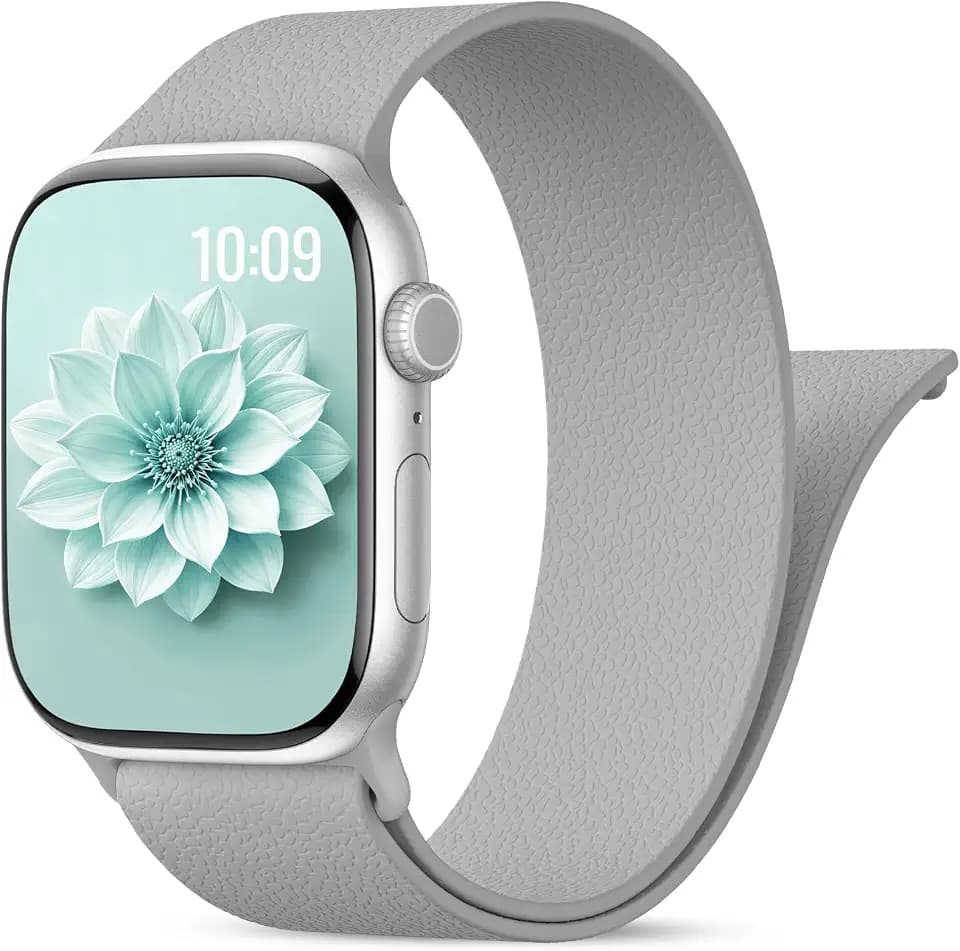 Magnetic Sport Silicone Band for Apple Watch 42mm 40mm 38mm 41mm Women Men