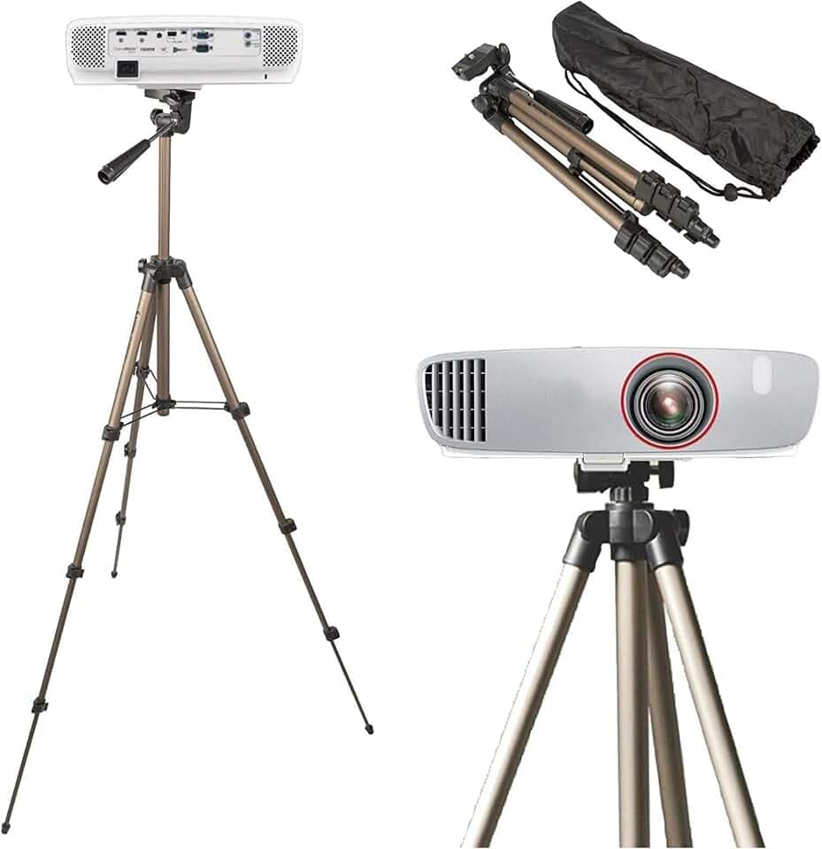 TronicXL Tripod 19P 105cm Stativ Ständer für Mini Video Beamer kompatibel mit Dell M110 M115 HD Anker Nebula Capsule Max Mars I II 1 2 Pro Elephas 4500 vivitek Artlii VANKYO Leisure VicTsing VANKYO