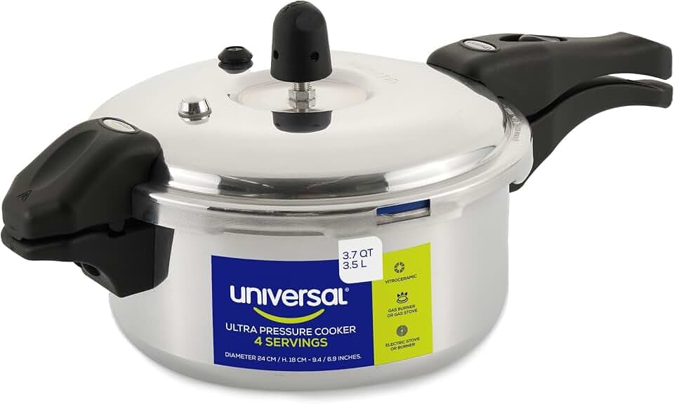 Universal (3.7 Qt / 3.5 L) Olla de Presion, Aluminum Pressure Pot