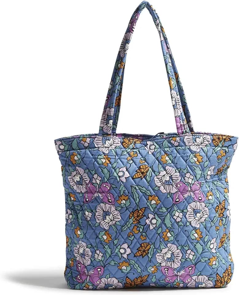 Cotton Small North South Tote by Vera Bradley