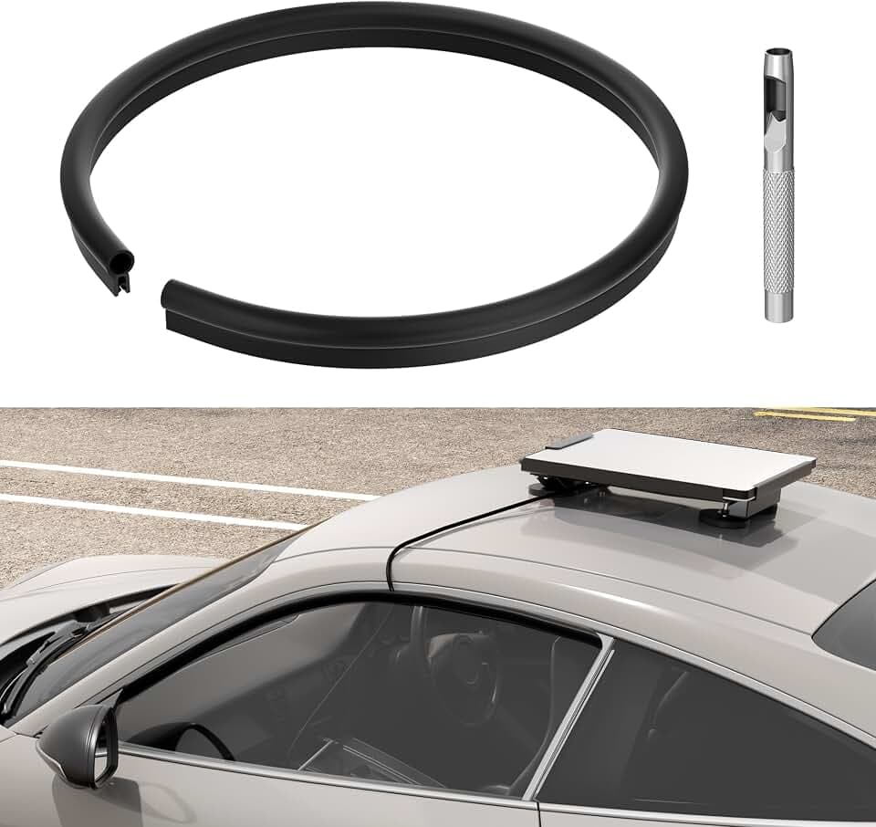 RVMARINEPAT Car Window Pass Through Starlink Power Cable Compatible with Starlink Cables Window Pass Attachment for Starlink Cord and Cable Black