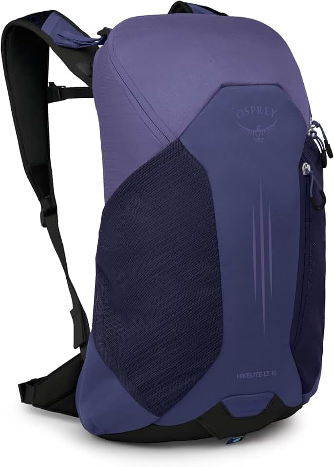 Osprey Hikelite LT 16L Hiking Backpack, Purple OS