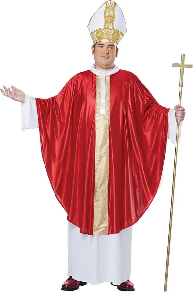 California Costumes Men's Plus-Size The Pope His Divine Holiness Plus