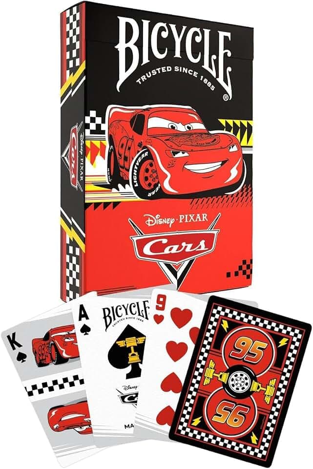 Bicycle Disney Pixar Cars Playing Cards with Lightning McQueen