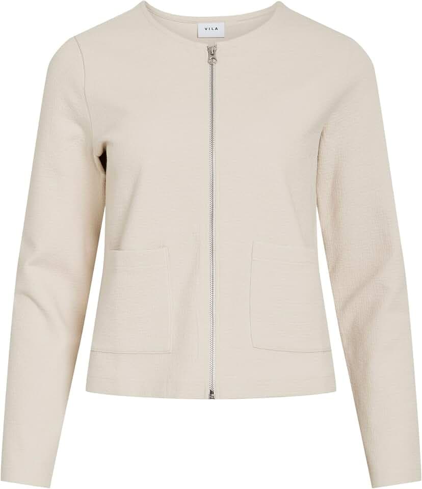 Vila Female Strickjacke VIGARDEN Reißverschluss