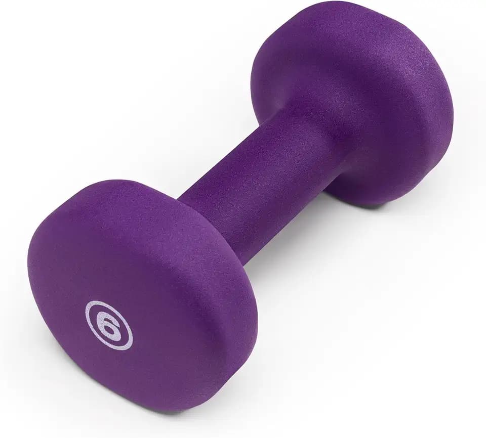 Marcy Colored Neoprene Dumbbell Hand Weights, Exercise Free Weights for Home Gym - Sold in Singles