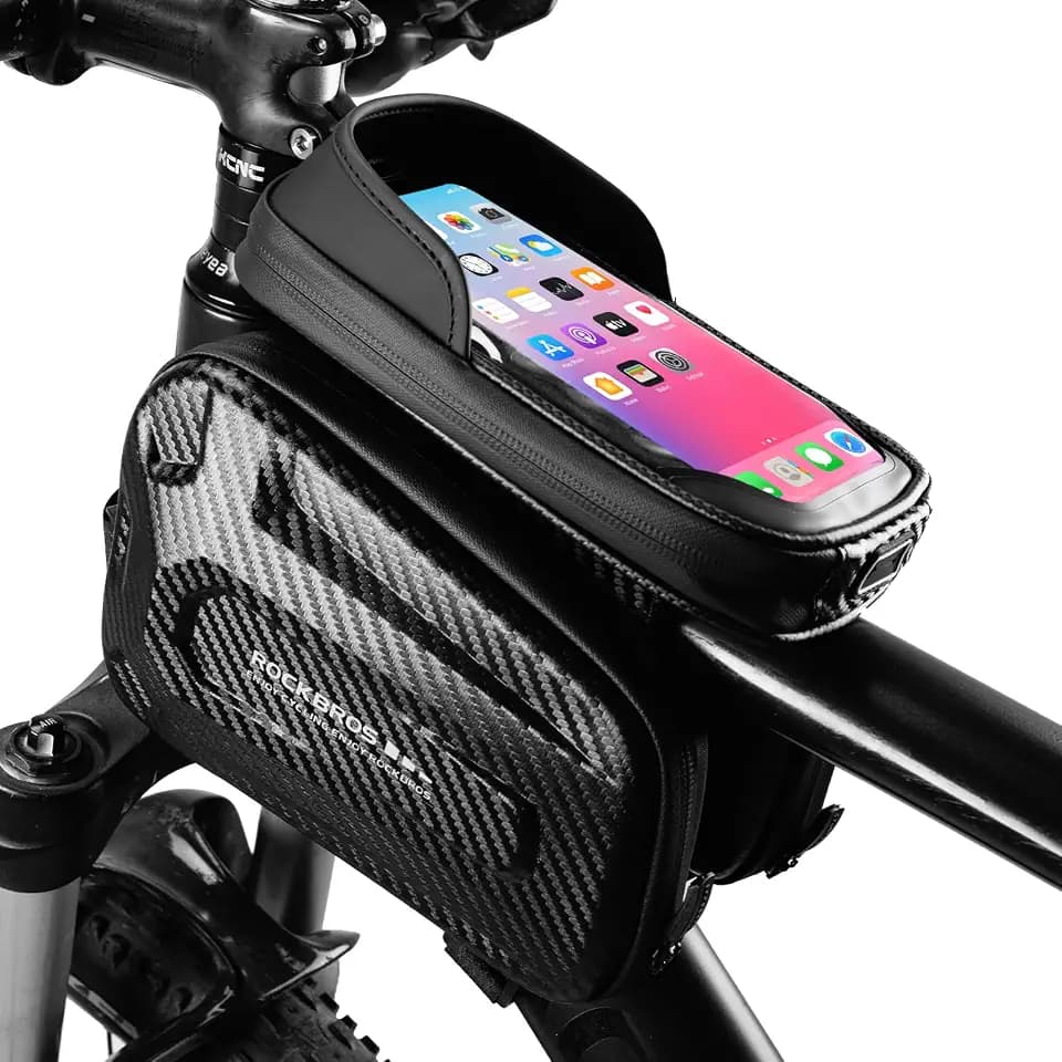 ROCKBROS Top Tube Bike Bag 1.3L Waterproof Bike Frame Bag
