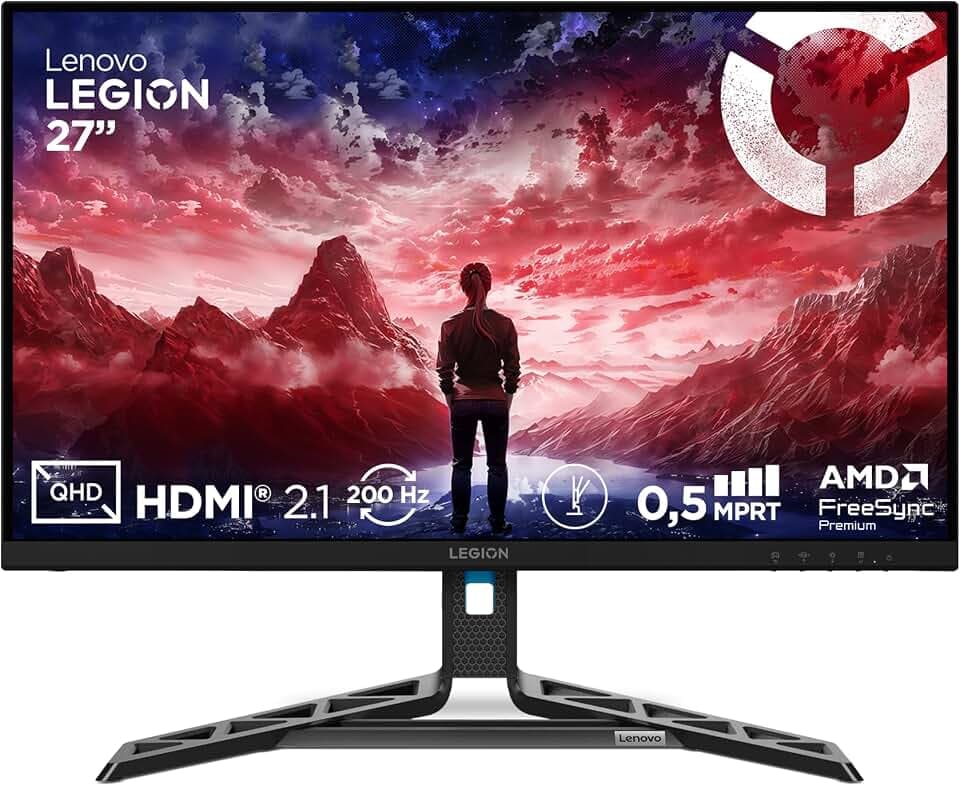 Lenovo Legion R27qe Gen 2 | 27" QHD Gaming Monitor | 200 Hz | 0.5ms