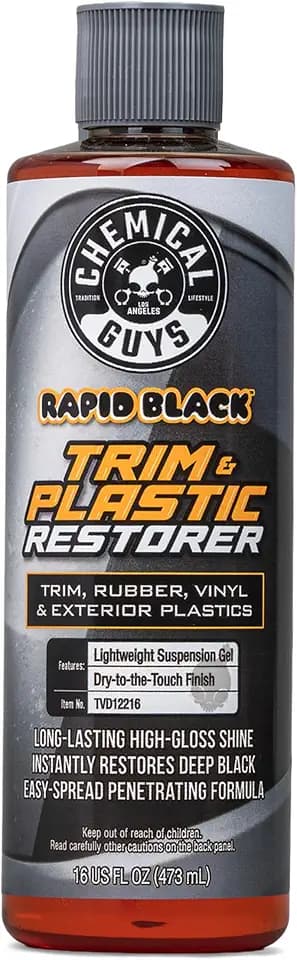 Chemical Guys, Black Trim Restorer Gel for Exterior Plastic & Rubber, 16 oz