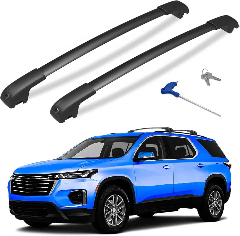 Roof Cross Bar Compatible with Chevrolet Chevy Traverse 2022-2026