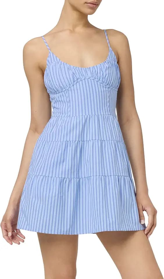 Florence by Mills Women's Villa Collection Poplin Tiered Dress