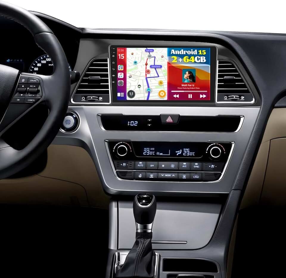 [Fuluku] 2+64GB 9" Android 15 Car Radio for Hyundai Sonata 2015-2017 (LHD)