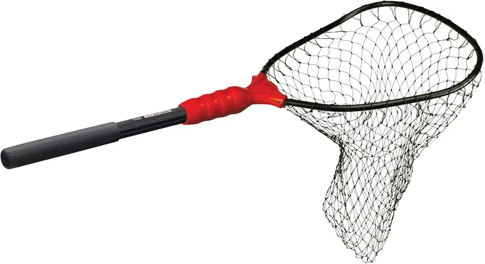 EGO S1 Genesis Modular Fishing Landing Net, Floating Aluminum Handle with Interchangeable Net Head System, Lightweight Kayak & Bank Fishing Net, Minimal Drag Design