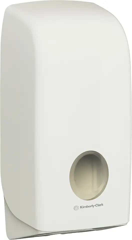 Aquarius-Spender für Einzelblatt-Toilettenpapier 6946 – 1 x Spender für Einzelblatt-Toilettenpapier, weiß