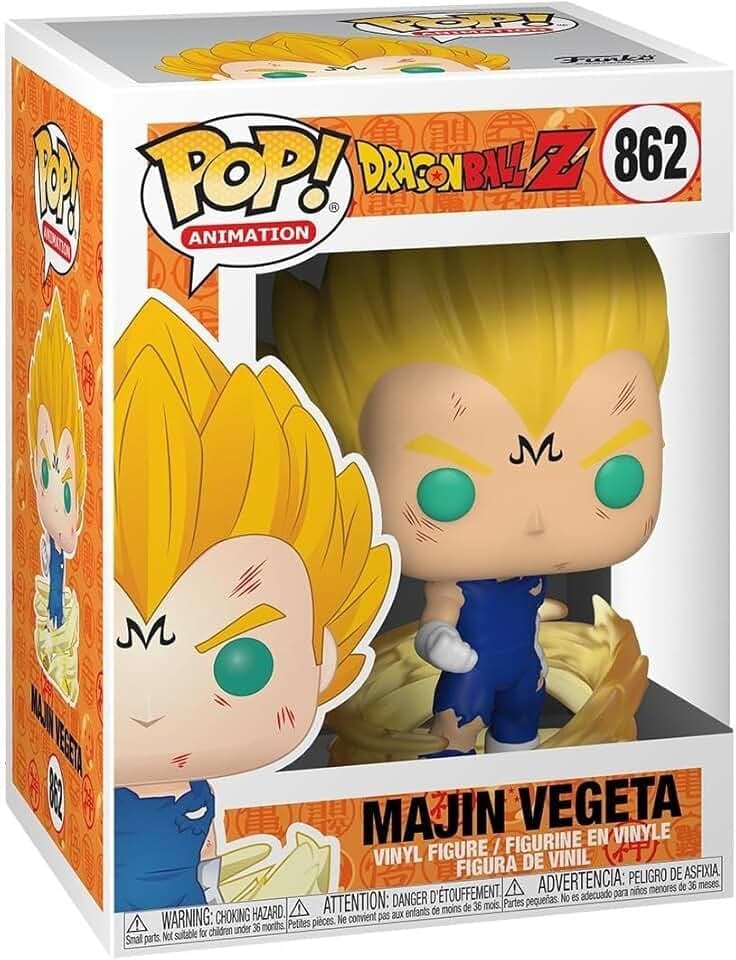 Funko Pop! Animation: DBZ - Majin Vegeta - Dragon Ball Z - Vinyl-Sammelfigur - Geschenkidee - Offizielle Handelswaren - Spielzeug Für Kinder und Erwachsene - Anime Fans - Modellfigur Für Sammler
