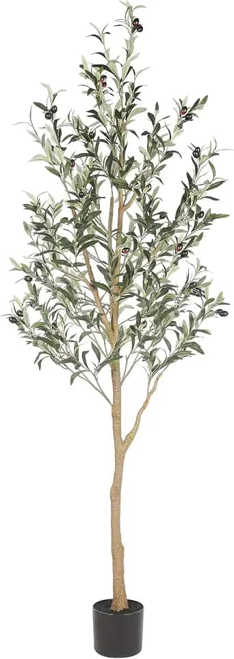 Realead 6ft Olive Trees Artificial Indoor with Realistic Appearance