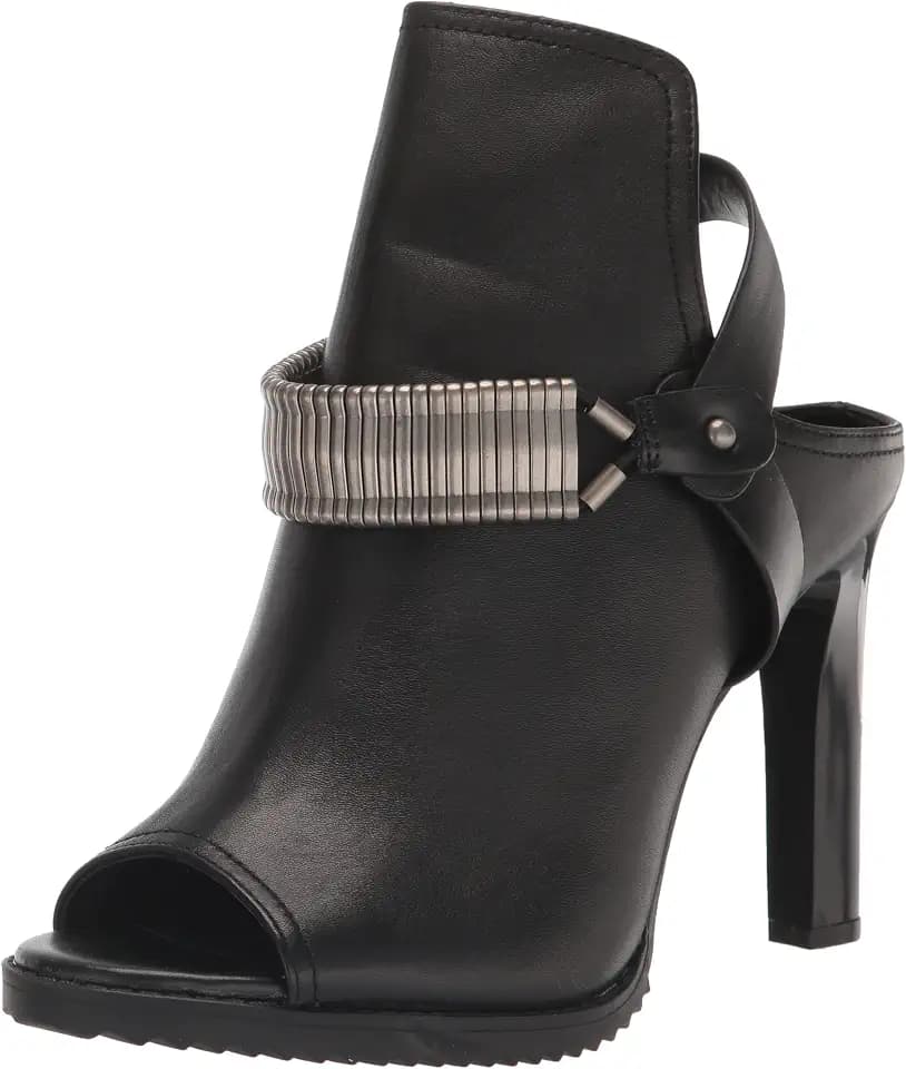 DKNY womens Bina Peep Toe Heeled Bootie