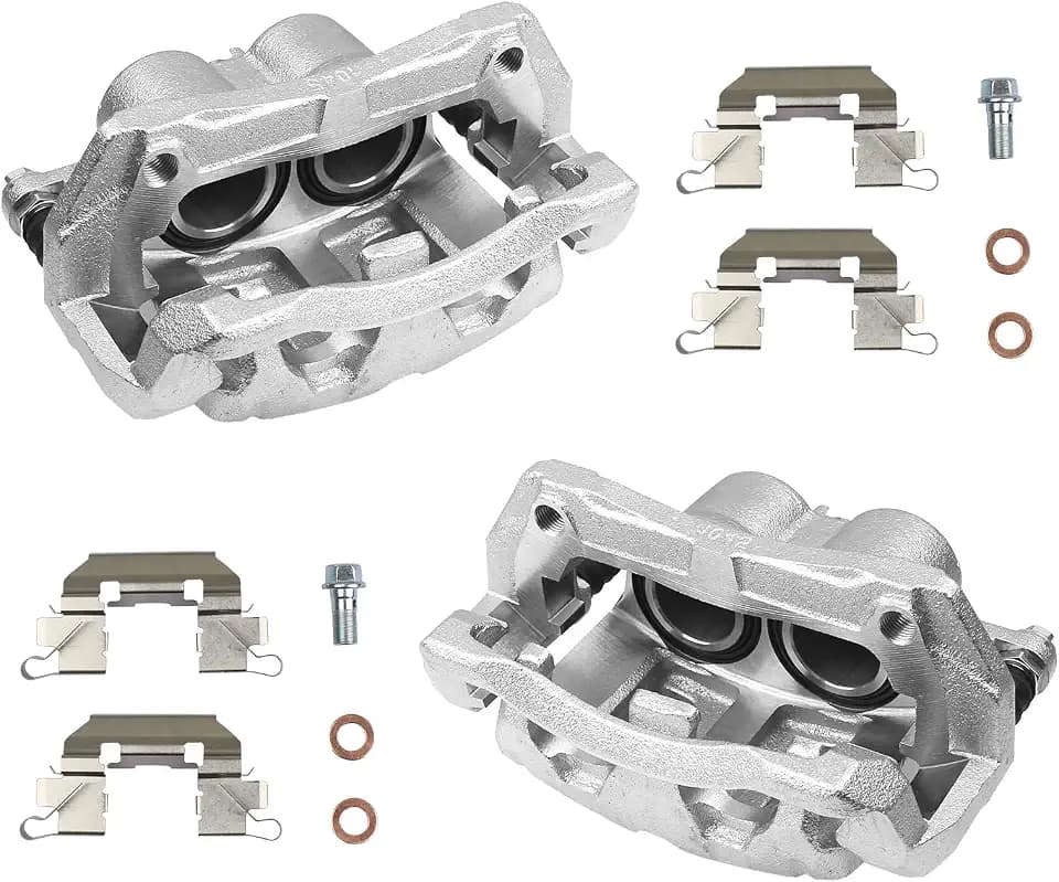 KUSATEC 19B2958 19B2959 Front Disc Brake Caliper w/Bracket Fit for Acura RDX 2007-2012; Honda Accord Crosstour 2010-2011/CR-V 2007-2016/Crosstour 2012-2015/Odyssey 2005-2010 Both Driver Passenger