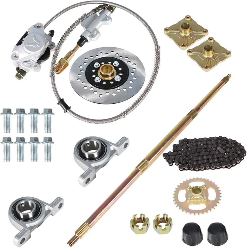 WFLNHB 32 Go Kart Axle Kit Replacement for Go Kart ATV