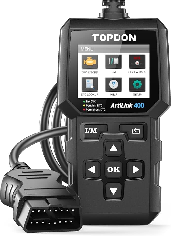 TOPDON AL400 OBD2 Diagnosegerät, 10 OBD2 Modi, für EU Autos ab Baujahr 2000