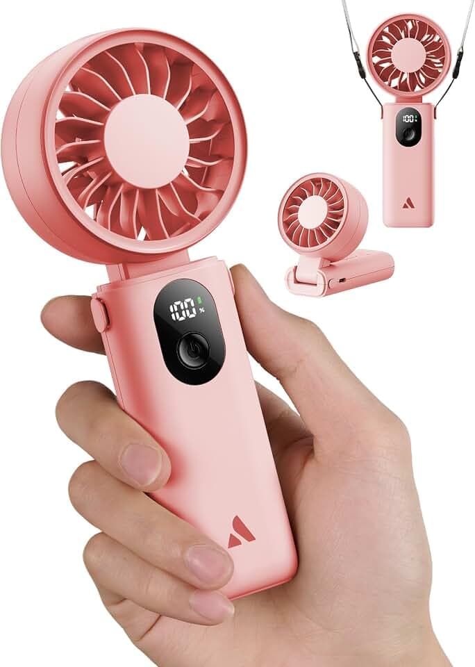 Aecooly 3-in-1 Handventilator | Max. 20 Stunden Laufzeit