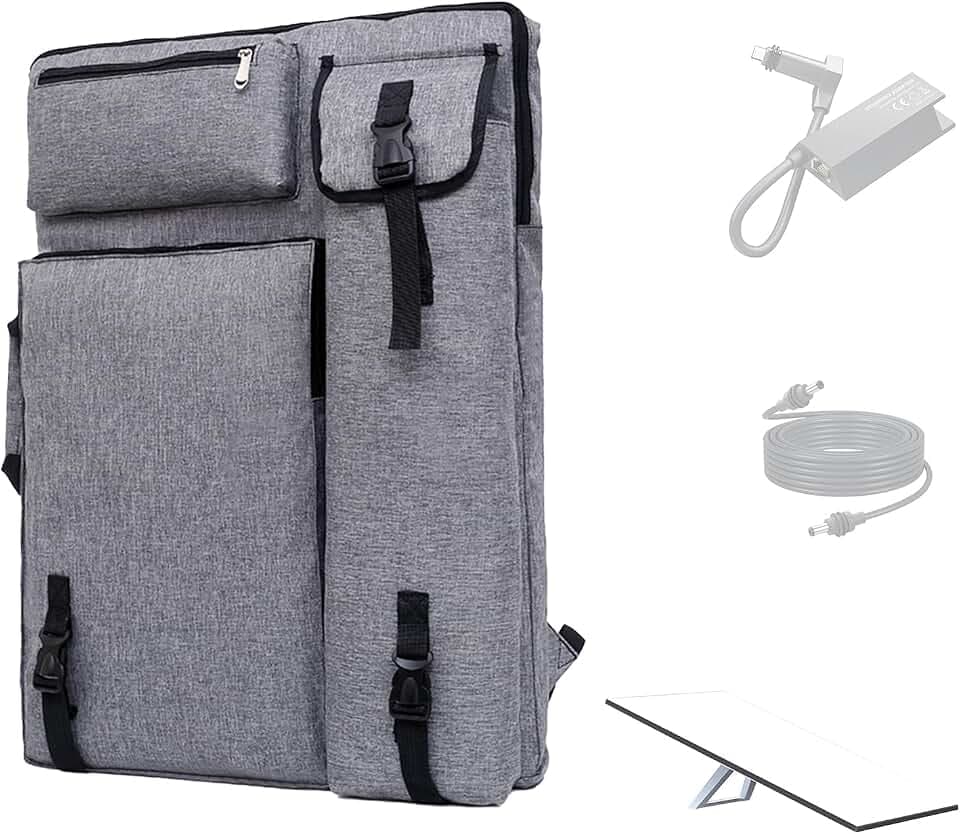 Starlink Gen 3 Reisetasche, 2-in-1 Hand-Tragetasche, Dual-Schulter-Rucksack mit 3 Außentaschen für Starlink Gen 3 Satelliten und Zubehör