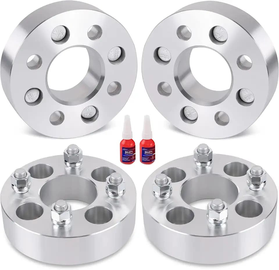 4x110 to 4x137 Wheel Adapters, 1.5 inch 4x110mm to 4x137mm ATV UTV Wheel Adapter with 10x1.25 Studs 74mm Hub Bore Compatible with Rancher Foreman Grizzly Big Bear 300 350 400 King Quad 450 500 700