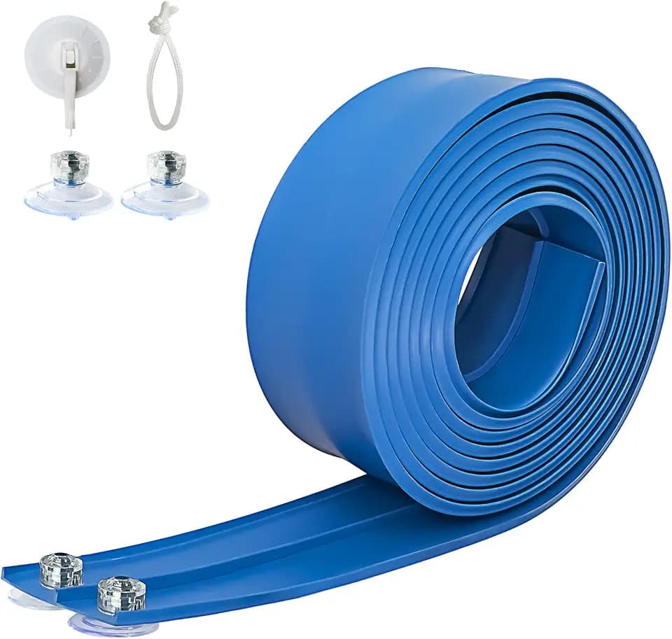 Flex Track 15 Ft Starter Set, Flexible Race Car Ramp Track for Ages 3 & Up with Suction Cups Compatible with Diecast 1/64th Cars (Racing Blue)