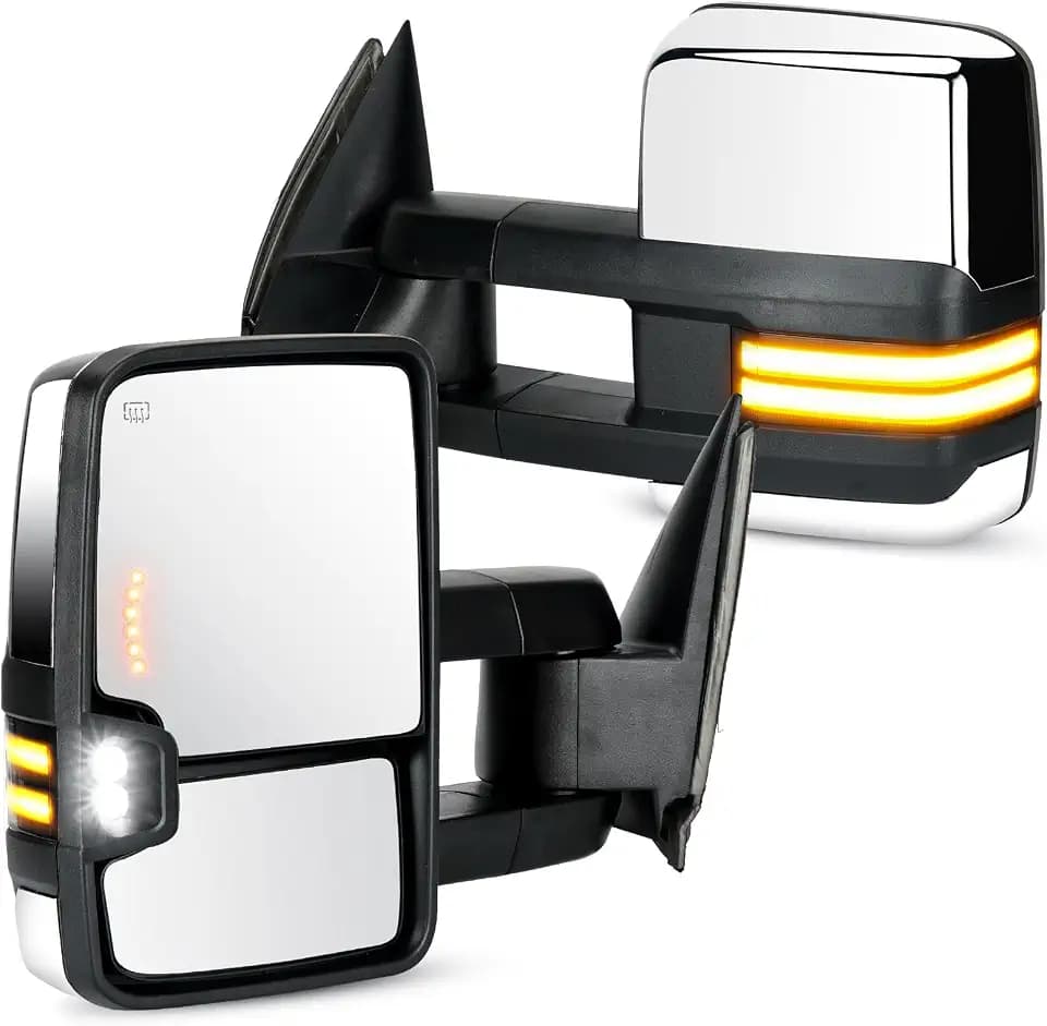 Towing Mirrors fit for Chevy Silverado, for GMC Sierra 1500 2500 1999-2002