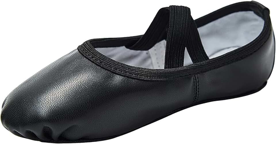 Stelle Ballet Shoes for Girls Soft Leather Dance Slippers