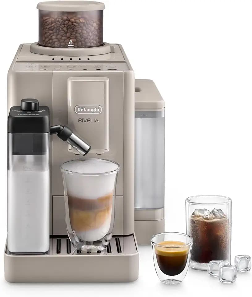 De'Longhi Rivelia Start - Kaffeevollautomat 10 Getränke Beige