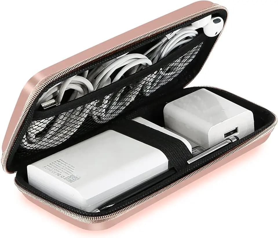 iMangoo Travel Essential Electronics Organizer Charger Case Carrying Pouch